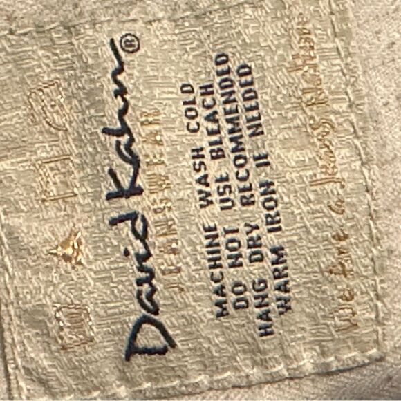 David Kahn low rise flare leg boot jeans denim 90s Y2K 27 - Picture 6 of 7